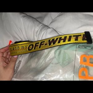AUTHENTIC OFF-WHITE SS19 INDUSTRIAL BELT